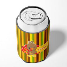 Load image into Gallery viewer, Thanksgiving Turkey Thanks Can or Bottle Hugger BB7116CC