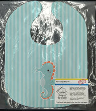 Load image into Gallery viewer, Seahorse Baby Bib BB7124BIB