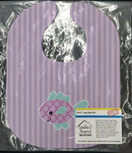 Load image into Gallery viewer, Purple Fish Baby Bib BB7128BIB