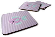 Load image into Gallery viewer, Purple Fish Foam Coaster  BB7128FC