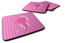 Load image into Gallery viewer, Pink Seahorse Foam Coaster  BB7130FC