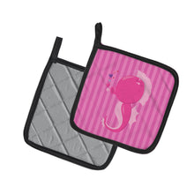 Load image into Gallery viewer, Pink Seahorse Pot Holders - Set of 2 - Heat-Resistant Kitchen Essentials BB7130PTHD