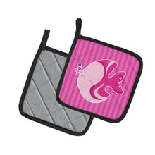 Load image into Gallery viewer, Pink Fish Pot Holders - Set of 2 - Heat-Resistant Kitchen Essentials BB7131PTHD