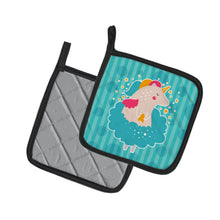 Load image into Gallery viewer, Unicorn Ballerina Pot Holders - Set of 2 - Heat-Resistant Kitchen Essentials BB7135PTHD