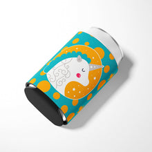 Load image into Gallery viewer, Unicorn Orange Polkadots Can or Bottle Hugger BB7137CC