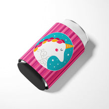 Load image into Gallery viewer, Unicorn Pink Stripes Can or Bottle Hugger BB7139CC