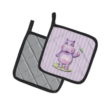 Load image into Gallery viewer, Hippopotamus Pot Holders - Set of 2 - Heat-Resistant Kitchen Essentials BB7147PTHD