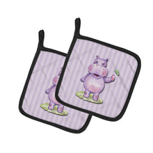 Load image into Gallery viewer, Hippopotamus Pot Holders - Set of 2 - Heat-Resistant Kitchen Essentials BB7147PTHD