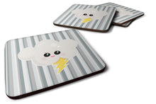 Load image into Gallery viewer, Weather Thuderstorm Face Foam Coaster  BB7148FC