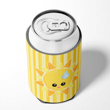 Load image into Gallery viewer, Weather Sun Sprinkle Face Can or Bottle Hugger BB7150CC