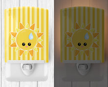 Load image into Gallery viewer, Weather Sun Sprinkle Face Ceramic Night Light BB7150CNL
