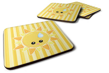 Load image into Gallery viewer, Weather Sun Sprinkle Face Foam Coaster  BB7150FC