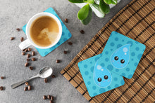 Load image into Gallery viewer, Weather Rain Drop Face Foam Coaster  BB7153FC