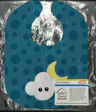 Load image into Gallery viewer, Weather Cloudy Moon Face Baby Bib BB7154BIB