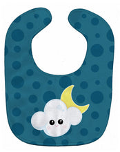 Load image into Gallery viewer, Weather Cloudy Moon Face Baby Bib BB7154BIB