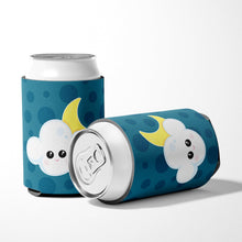 Load image into Gallery viewer, Weather Cloudy Moon Face Can or Bottle Hugger BB7154CC