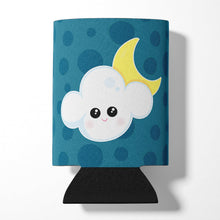 Load image into Gallery viewer, Weather Cloudy Moon Face Can or Bottle Hugger BB7154CC