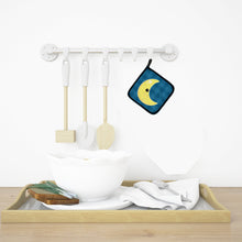 Load image into Gallery viewer, Weather Moon Face Pot Holders - Set of 2 - Heat-Resistant Kitchen Essentials BB7156PTHD