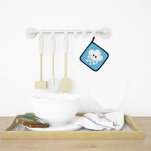 Load image into Gallery viewer, Weather Snowing Face Pot Holders - Set of 2 - Heat-Resistant Kitchen Essentials BB7158PTHD