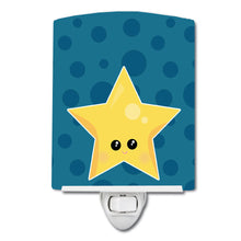 Load image into Gallery viewer, Weather Night Star Face Ceramic Night Light BB7159CNL