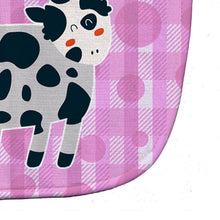 Load image into Gallery viewer, Cow on Pink Polkadots Baby Bib BB7162BIB