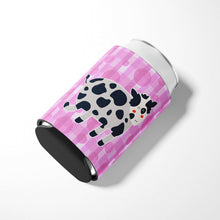 Load image into Gallery viewer, Cow on Pink Polkadots Can or Bottle Hugger BB7162CC