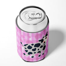 Load image into Gallery viewer, Cow on Pink Polkadots Can or Bottle Hugger BB7162CC