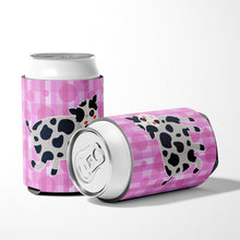 Load image into Gallery viewer, Cow on Pink Polkadots Can or Bottle Hugger BB7162CC