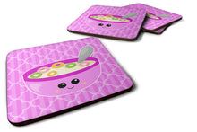Load image into Gallery viewer, Pink Bowl of Cereal Foam Coaster  BB7163FC
