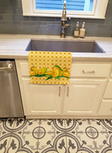 Load image into Gallery viewer, Mangos on Basketweave Kitchen Towel – Artistic Dish Towel for Everyday Use BB7174KTWL
