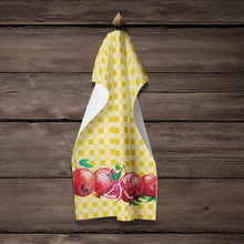 Load image into Gallery viewer, Pomegranates on Basketweave Kitchen Towel – Artistic Dish Towel for Everyday Use BB7181KTWL