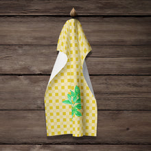 Load image into Gallery viewer, Basil on Basketweave Kitchen Towel – Artistic Dish Towel for Everyday Use BB7184KTWL