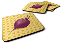 Load image into Gallery viewer, Beet Root on Basketweave Foam Coaster  BB7185FC