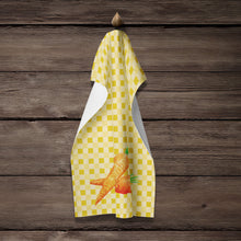Load image into Gallery viewer, Carrots on Basketweave Kitchen Towel – Artistic Dish Towel for Everyday Use BB7189KTWL