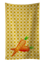 Load image into Gallery viewer, Carrots on Basketweave Kitchen Towel – Artistic Dish Towel for Everyday Use BB7189KTWL