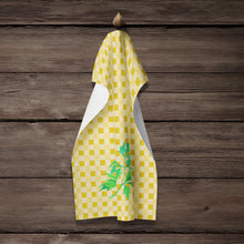 Load image into Gallery viewer, Celery on Basketweave Kitchen Towel – Artistic Dish Towel for Everyday Use BB7192KTWL