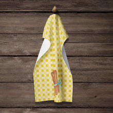 Load image into Gallery viewer, Cinnamon on Basketweave Kitchen Towel – Artistic Dish Towel for Everyday Use BB7197KTWL