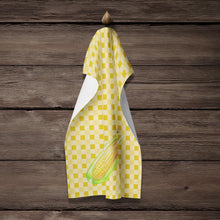 Load image into Gallery viewer, Corn on Basketweave Kitchen Towel – Artistic Dish Towel for Everyday Use BB7198KTWL
