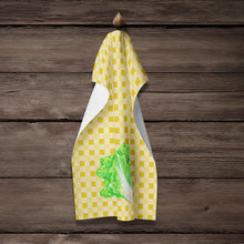 Load image into Gallery viewer, Lettuce on Basketweave Kitchen Towel – Artistic Dish Towel for Everyday Use BB7203KTWL