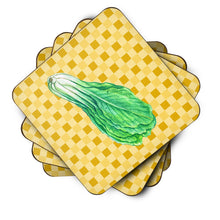 Load image into Gallery viewer, Mustard on Basketweave Foam Coaster  BB7204FC