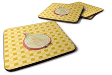 Load image into Gallery viewer, Onion on Basketweave Foam Coaster  BB7205FC