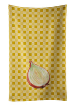 Load image into Gallery viewer, Onion on Basketweave Kitchen Towel – Artistic Dish Towel for Everyday Use BB7205KTWL