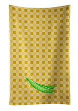 Load image into Gallery viewer, Peas on Basketweave Kitchen Towel – Artistic Dish Towel for Everyday Use BB7207KTWL
