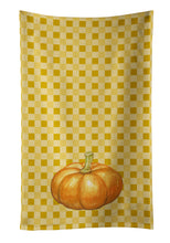 Load image into Gallery viewer, Pumpkin on Basketweave Kitchen Towel – Artistic Dish Towel for Everyday Use BB7209KTWL
