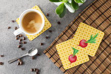 Load image into Gallery viewer, Radish on Basketweave Foam Coaster  BB7210FC