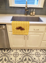 Load image into Gallery viewer, Star Anise on Basketweave Kitchen Towel – Artistic Dish Towel for Everyday Use BB7213KTWL
