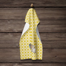 Load image into Gallery viewer, Straw Mushroom on Basketweave Kitchen Towel – Artistic Dish Towel for Everyday Use BB7214KTWL