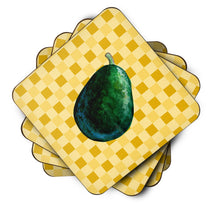 Load image into Gallery viewer, Whole Avacado on Basketweave Foam Coaster  BB7220FC