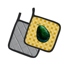 Load image into Gallery viewer, Whole Avacado on Basketweave Pot Holders - Set of 2 - Heat-Resistant Kitchen Essentials BB7220PTHD
