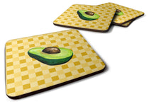 Load image into Gallery viewer, Sliced Avacado on Basketweave Foam Coaster  BB7221FC